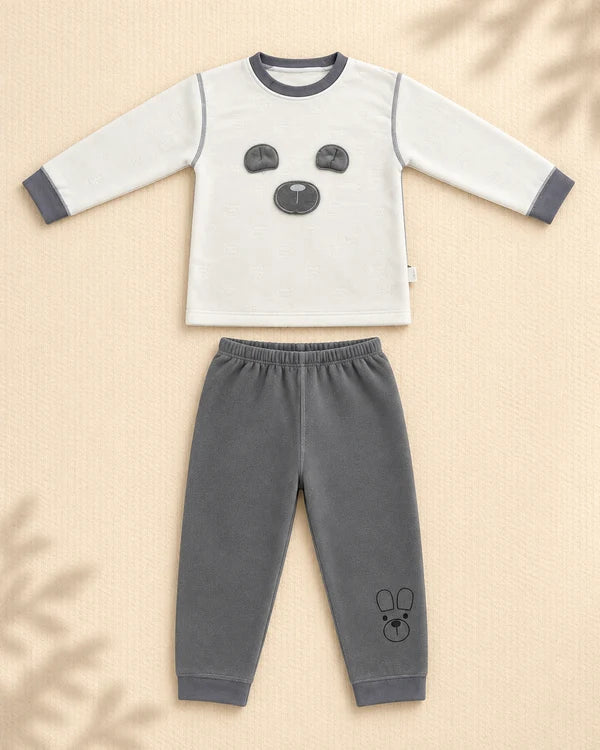 Winter Night Suit - Grey Bear - C3