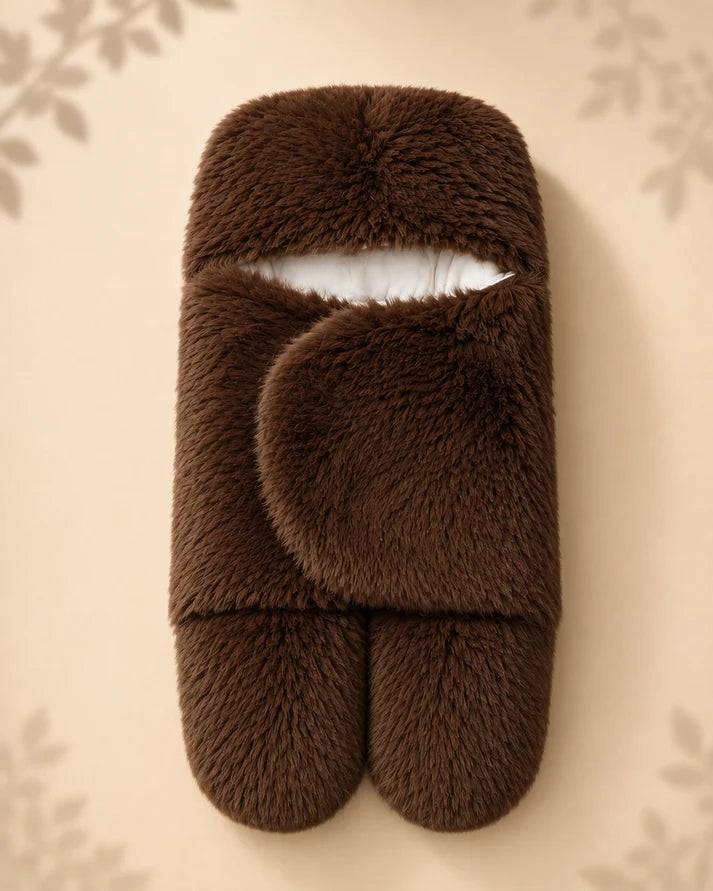 BF - Plush Swaddle - Chocolate Brown