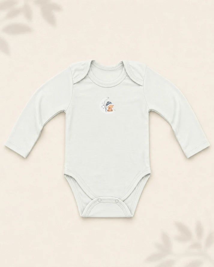 Pack of 5 Full Sleeve Bodysuits - Teddy Bear - 001