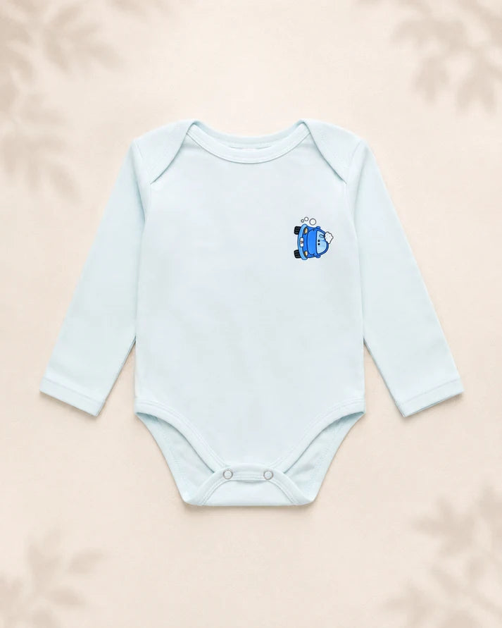 Pack of 5 Full Sleeve Bodysuits - Animal Kingdom - 003
