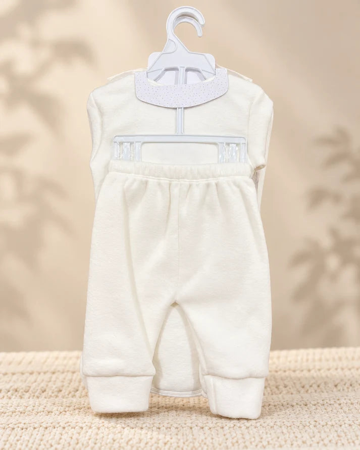 8 Pieces Fleece Starter Set - MM56 - Grey & White