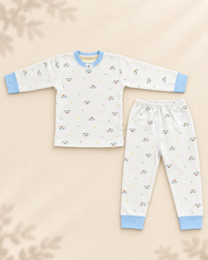 Winter Night Suit - Blue Crocodile - D3