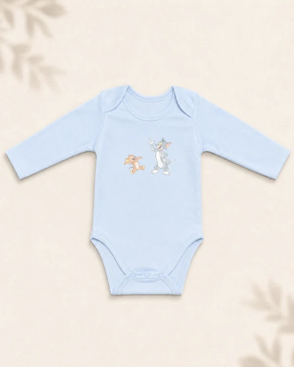 Pack of 3 Full Sleeve Bodysuits - Tom & Jerry - 003