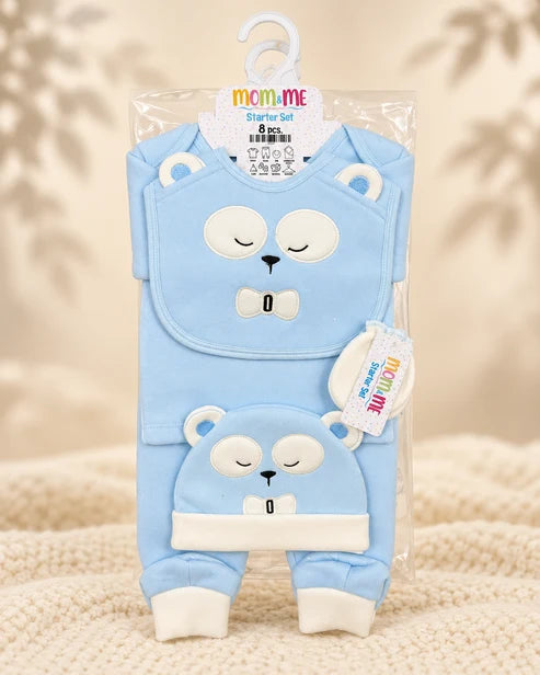 8 Pieces Fleece Starter Set - MM58 - Blue