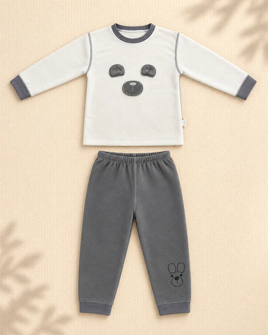 Winter Night Suit - Grey Bear - C3