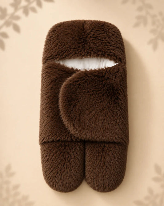 BF - Plush Swaddle - Chocolate Brown