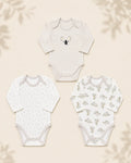 Pack of 3 Full Sleeve Bodysuits - koala - 006