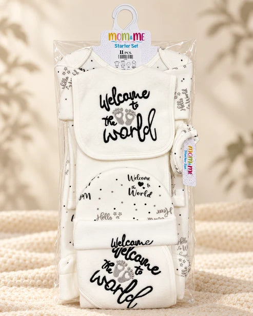 11 Pieces Fleece Starter Set - MM59 - Welcome to the World