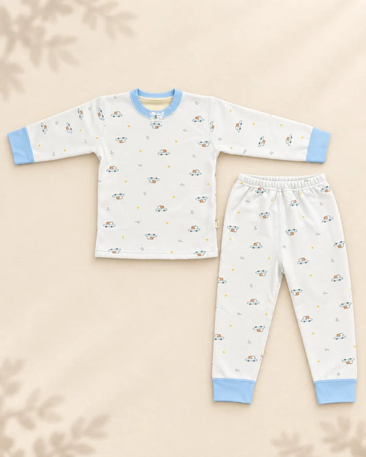 Winter Night Suit - Blue Crocodile - D3
