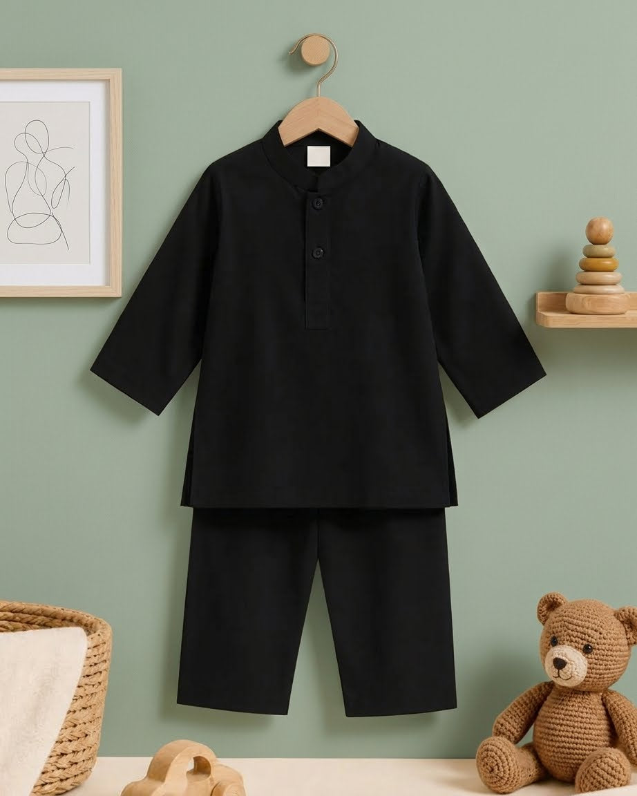 Kurta Shalwar - Black