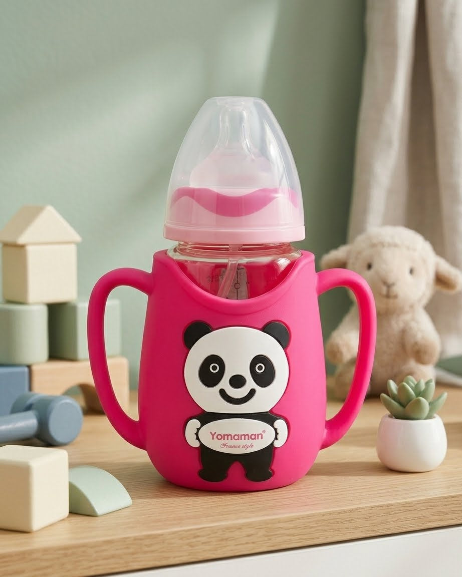 Yomaman - Baby Feeder - Pink Panda