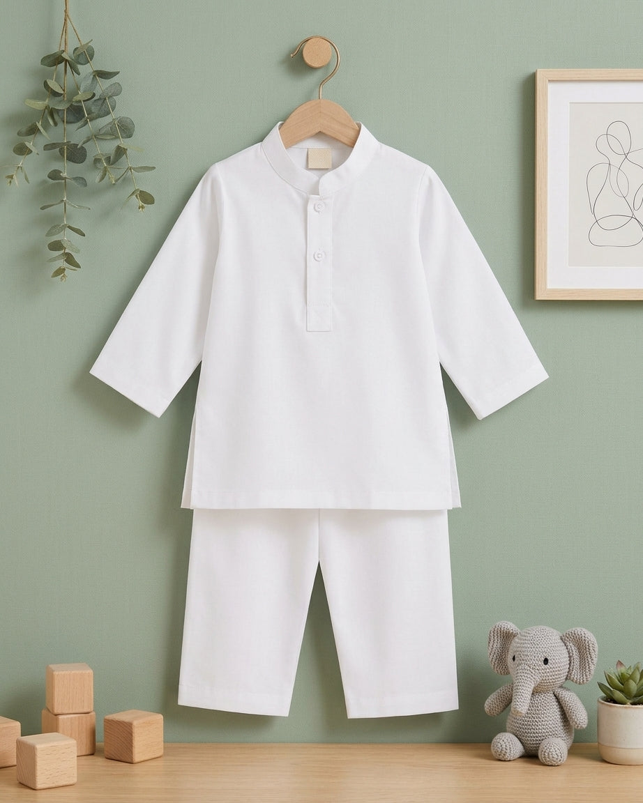 Kurta Shalwar - White